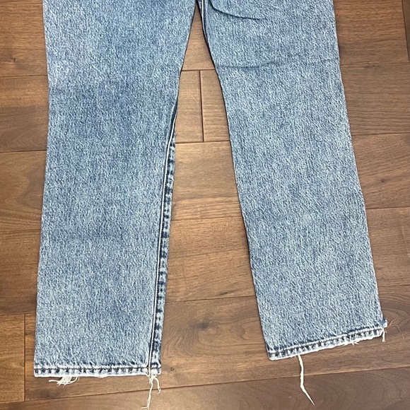 Frame denim high rise boot cut distressed jeans - Picture 2 of 3